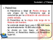 Paleolitico y neolitico   7o palena